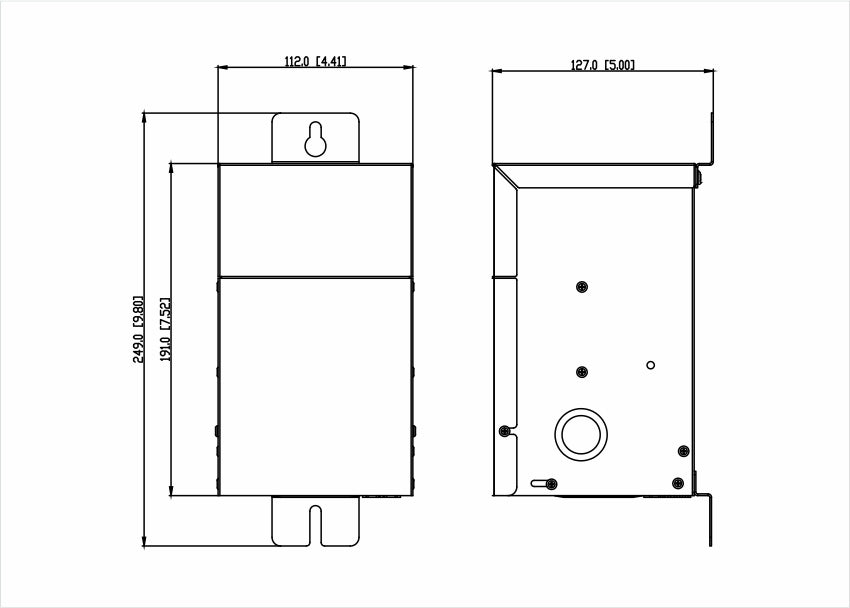 75W Built-In Timer Low Voltage Transformer