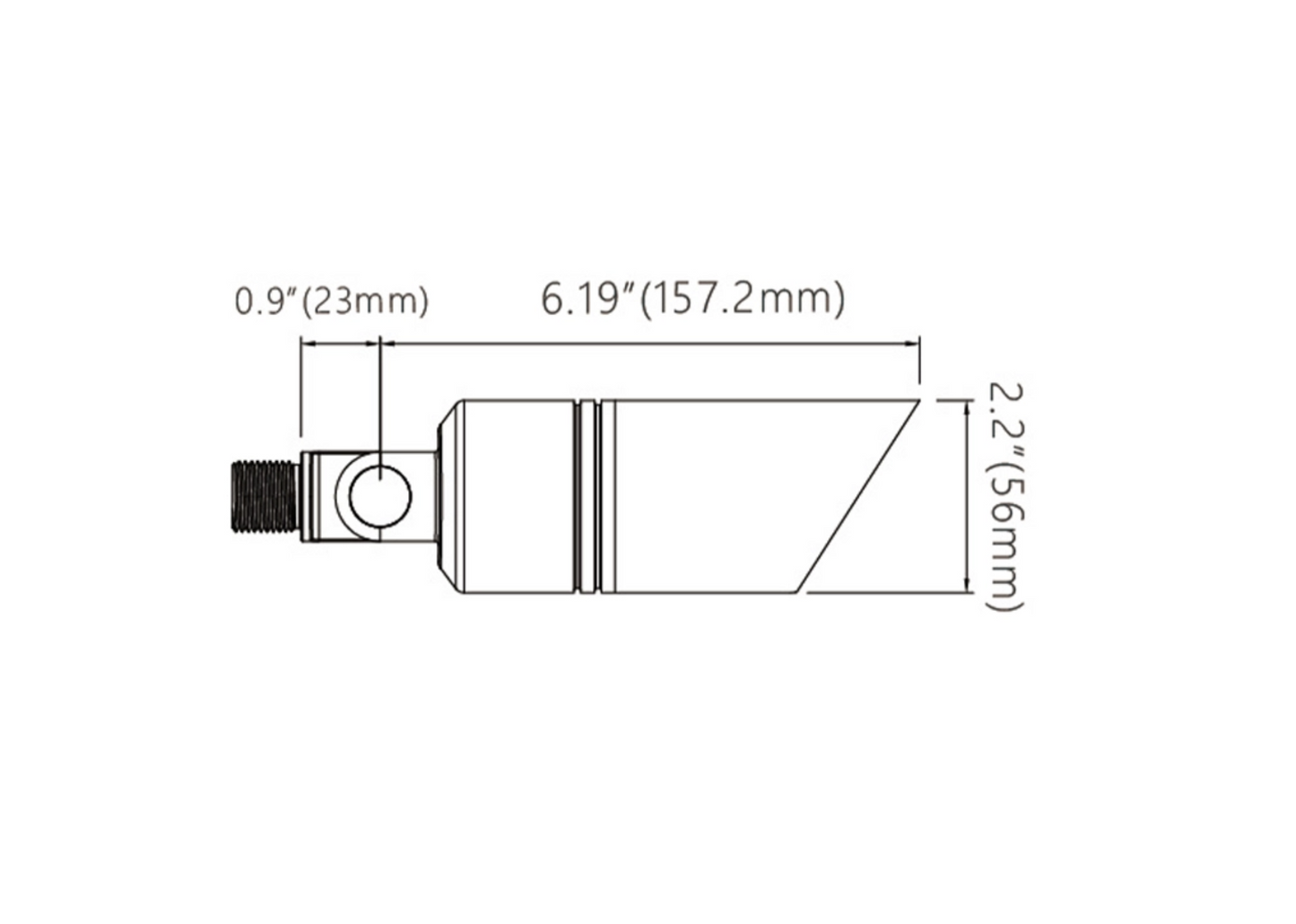 Medium Bullet Up Light