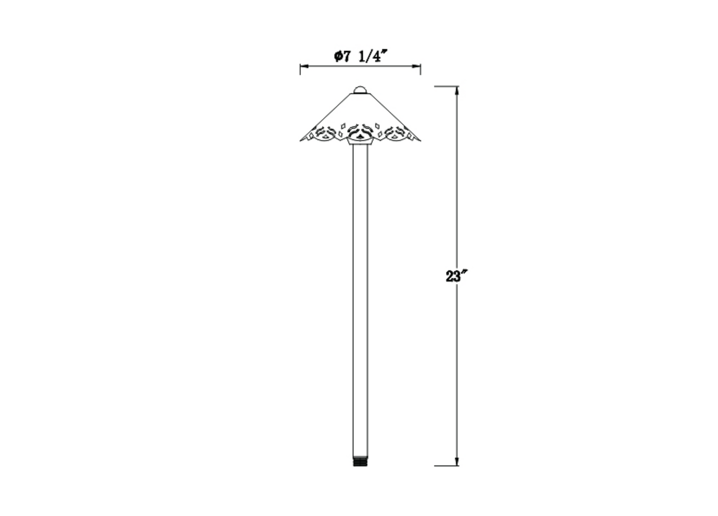 Hollowed-Out Path Light