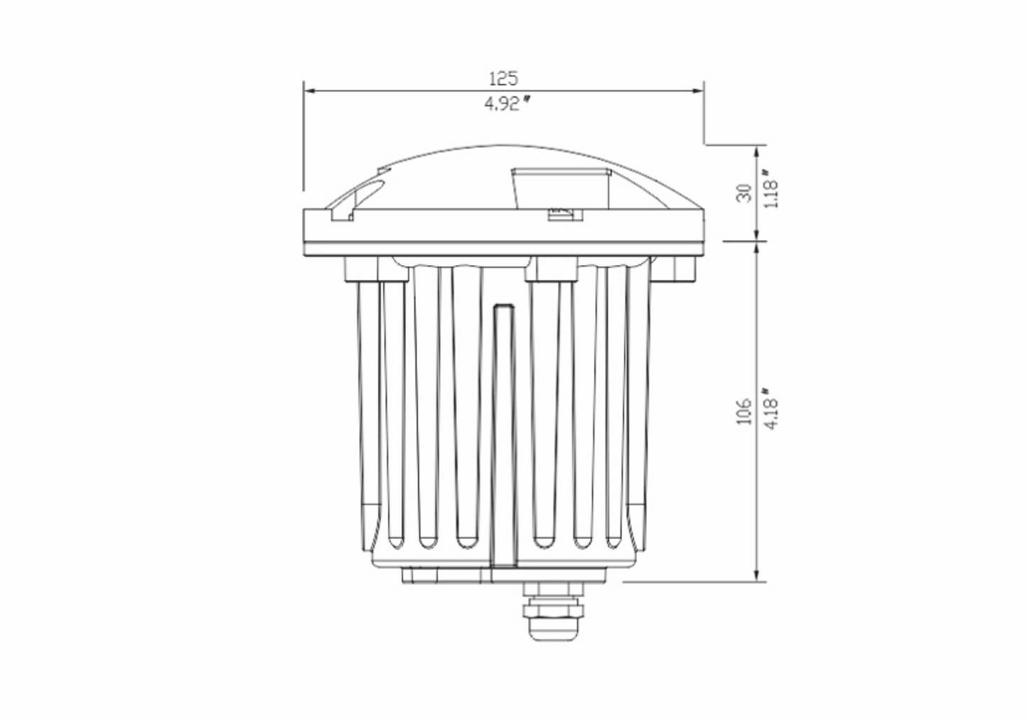 Three-Direction In-Ground Light