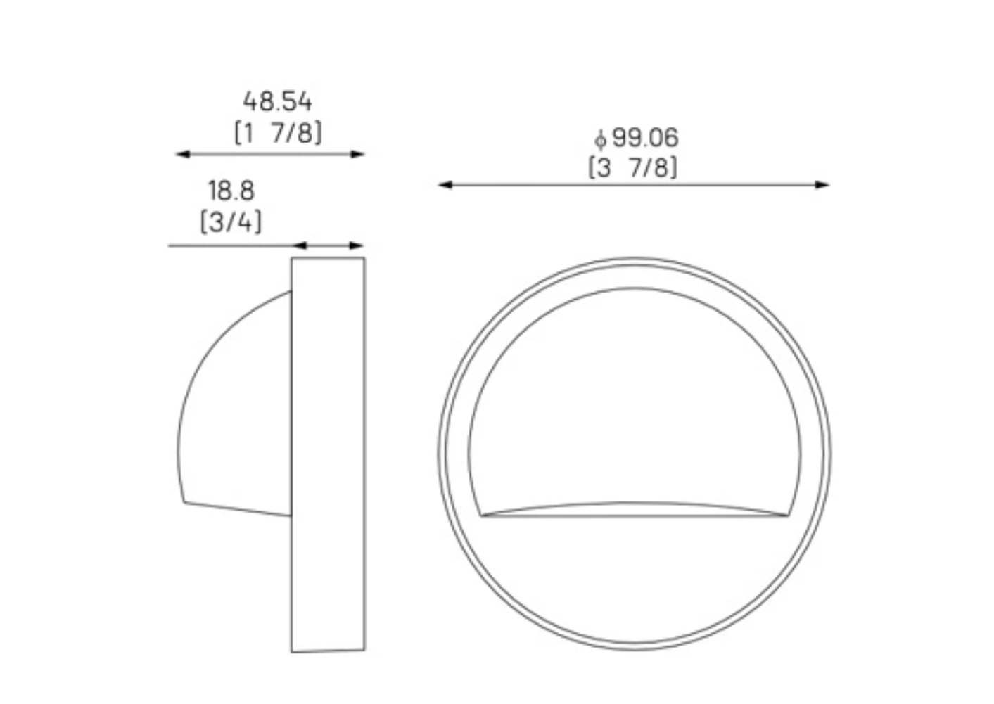 Round Deck Light